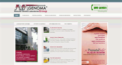 Desktop Screenshot of laboratoriogenoma.eu